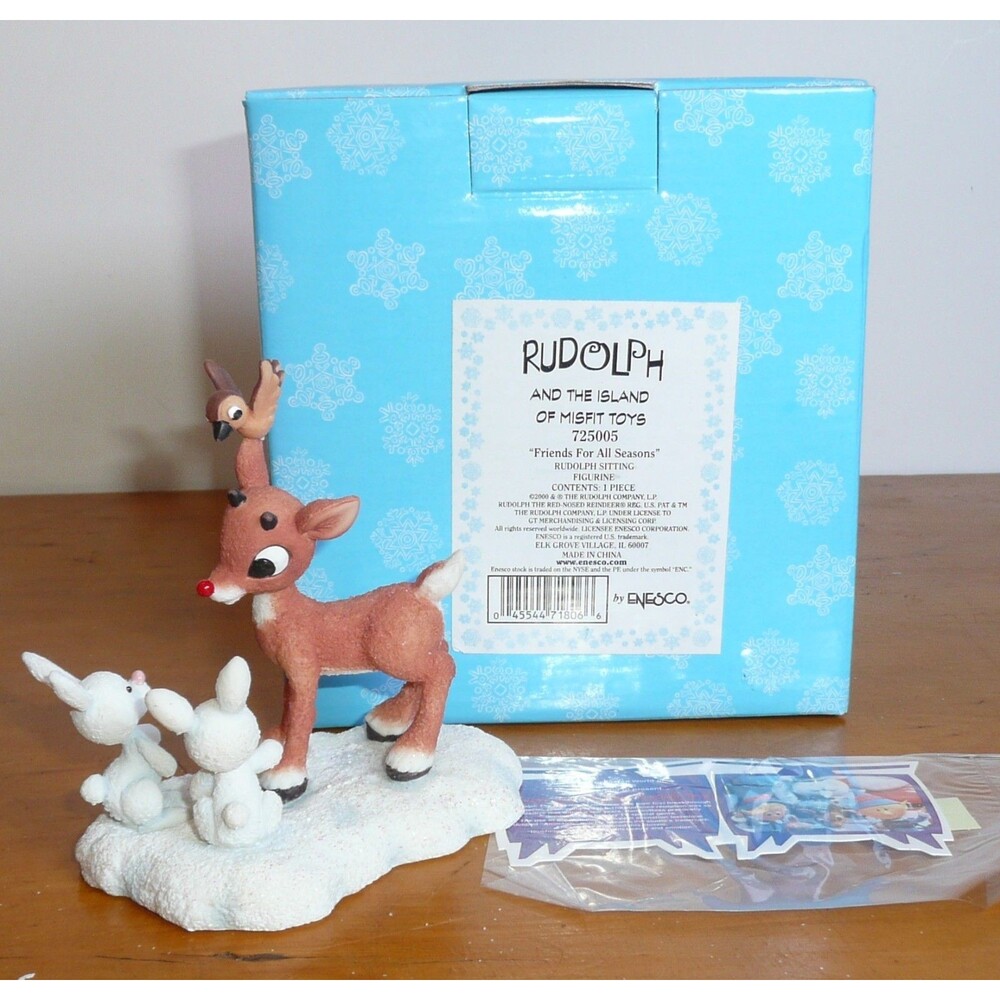 Rudolph And The Island Of Misfit Toys "Rudolf Friends" Figurine #725005 Enesco